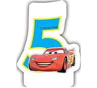 Disney Neon Cars Bougie d'anniversaire 5