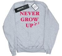 Disney - "Never Grow Up" Sweat-shirt pour femme BI32477 (XXL) (Gris)