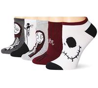 Disney Nightmare Before Christmas 5 Pack No Show Socks Chaussette décontractée Femme (lot de 5)