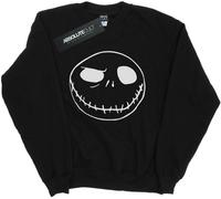 Disney - "Nightmare Before Christmas Jack's Big Face" Sweatshirt für Herren BI42519 (XXL) (Schwarz)
