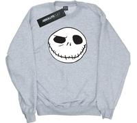 Disney - "Nightmare Before Christmas Jack's Big Face" Sweatshirt für Jungen BI30280 (116) (Grau)
