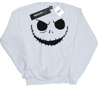 Disney - "Nightmare Before Christmas Jack's Face" Sweatshirt für Jungen BI30338 (140-146) (Weiß)