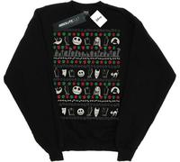 Disney - "Nightmare Before Christmas" Sweat-shirt pour femme BI9436 (XL) (Noir)