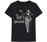 Disney Nightmare Before Christmas T Shirt Splendid Officiel Homme Noir