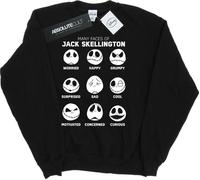 Disney - "Nightmare Before Christmas The Many Faces Of Jack" Sweatshirt für Herren BI42524 (3XL) (Schwarz)