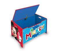 Disney Nixy Children Mickey Mouse Coffre à jouets et banc en bois
