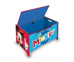 Disney Nixy Children Mickey Mouse Coffre à jouets et banc en bois