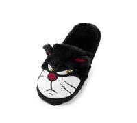 Disney Cendrillon Lucifer Pantoufles Chaussons Fluffy Cat Femmes Mesdames Noir 41-42 EU