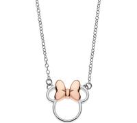 Disney NS00001TL-157.CS Collier avec pendentif femme Minnie Mouse Argent Rosé