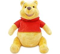 Disney Store Peluche officielle Winnie l'ourson - 32 cm - T-shirt rouge classique avec détails brodés - Convient à tous les âges