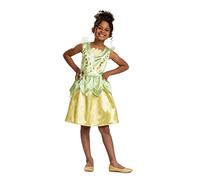 Disney Officiel Classic Princesse Tiana Déguisement, Deguisement Halloween Enfant, Taille S