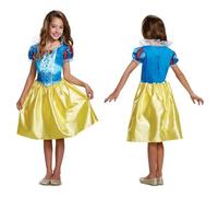 Disney Officiel Classique Déguisement Blanche Neige Fille, Déguisement Princesse Fille en taille M