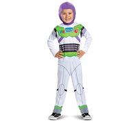 Disney Officiel Costume Buzz L'éclair Enfant, Déguisement Astronaute Toy Story Carnaval Halloween, 5-6 Ans