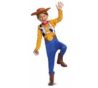 Disney Officiel Costume Woody Enfant, Déguisement Cowboy Toy Story avec Chapeau, Carnaval Halloween Noël, 5-6 Ans