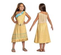 Disney Costume officiel de Pocahontas pour enfants, robe de princesse amérindienne pour enfants, taille S