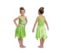 Disney Officiel Déguisement Fée Clochette Fille, Robe Papillon Peter Pan, Costume Carnaval Enfant, 5-6 Ans