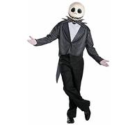 Disney Officiel Deguisement Jack Skellington Homme Classique, Déguisement Halloween Adulte en taille L
