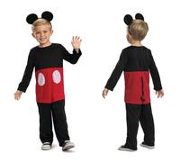 Disney Officiel Deguisement Mickey Enfant Classique - Fabriqué avec un Matériau Très Doux - Deguisement Enfant DisneY en tailles XS