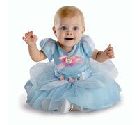 Disney Officiel Robe Cendrillon Fille Classique Princesse, Deguisement Bebe Fille 12 mois
