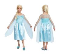 Disney Officiel Robe Elsa Reine des Neiges, Déguisement Reine des Neiges en Taille XS