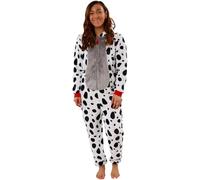 Disney Onesie pour Adultes | 101 Dalmatiens Onesies pour Femmes | Marchandise Officielle des 101 Dalmatiens | Blanc XX-Large