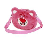 Disney Ours Lotso Strawberry-Mini Sac à Bandoulière Plush, Rose