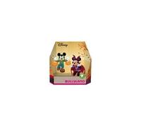 Bullyland 15082 - Walt Disney Mickey et Minnie en Costume d'halloween - Figurines peintes à la Main - sans PVC pour garçons et Filles - pour Jouer avec Imagination