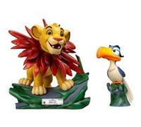 Disney - Pack 2 statuettes Master Craft Le Roi lion Little Simba & Zazu 31 cm G