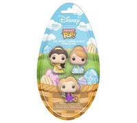 Funko Pocket Pop Pack de 3 Princesses de Pâques Disney – Belle, Raiponce, Cendrillon (8 cm)