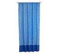 Disney Panneau de Rideau Mickey Mouse Playground Pals avec Embrasse, Bleu et Bleu Clair