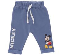Disney - Pantalon bébé moletonné Disney Mickey - 100% Coton - Bleu (FR/ES, Âge, 3 Ans, Bleu)