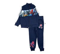 Disney Pantalon de Jogging Marvel Spiderman Garçon - Tenue sportive avec motif super-héros - Taille 3 Ans - Marine