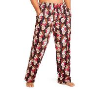 Disney Pantalon de Pyjama Homme, Bas de Pyjama Confortable en Coton avec Poches - Cadeaux pour Hommes(Rouge Grumpy, M)