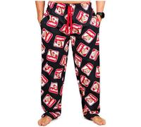 Disney Pantalon de Pyjama Homme Bas de Pyjama Doux Avec Poches Vêtement de Nuit et Détente Coton Cadeau Homme et Ado (M, Multi Grumpy)