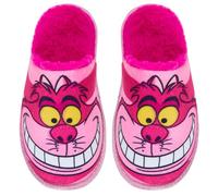 Disney Pantoufles Cheshire en forme de chat pour femmes, adolescentes, filles - Doublure chaude