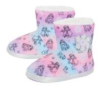 Disney Pantoufles la Reine des neiges pour Filles, Bottes pour Enfants, Pantoufles Elsa Anna, Chaussons Chauds doublés de Fourrure Polaire, Cadeau