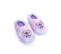 Disney Pantoufles Lilo & Stitch pour filles, violettes, roses et bleues, motif cœur | d'intérieur moelleuses | Vêtements d'intérieur avec motif Stitch | Produits dérivés