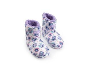 Disney Pantoufles montantes multicolores Lilo & Stitch pour filles | Chaussures d'intérieur moelleuses à l'effigie de Stitch et Angel | Idéales pour se détendre et regarder des films