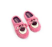 Disney Pantoufles roses Lotso pour femme (Toy Story) | Chaussures moelleuses et confortables pour la maison | Pantoufles douces pour se détendre | Produits dérivés