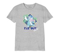 Disney « Pap Out Stitch » BODLILOTS016 T-Shirt Garçon, Gris Melange, Taille 06 Ans