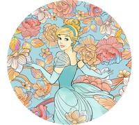 Disney papier peint rond autocollant Cendrillon Multicolor - 611718 - Ø 125 cm