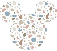 Disney papier peint rond autocollant Mickey Mouse rose, bleu et beige - 612751 - Ø 125 cm