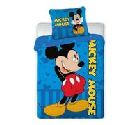 Disney Parure de Couette Mickey - 1 Housse de Couette 140x200 cm + 1 Taie 63x63 cm - 2 Pièces - 100% Polyester