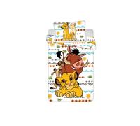 Disney - Parure de lit en coton "Le Roi Lion : Simba, Timon & Pumba" - 140 x 200 cm