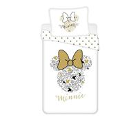 Disney - Parure De Lit en Coton Minnie : Noeud - 140 X 200 Cm