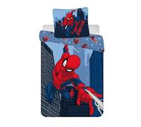 Disney - Parure De Lit en Coton Spider-Man - Bleu/Rouge - 160 X 200 Cm