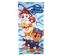 Disney Paw Patrol, Serviette, Bleu, Plage, Bain, Sport, Coton, Hiver, été, Confort, Imprimé, Enfants, Garçon, Fille, Taille TU - Modèle PAW36-5018 S1-TU