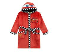 Disney Peignoir Cars pour enfant | Peignoir de bain enfant avec capuche | Vêtements de nuit et peignoirs garçon | Vêtements Lightning McQueen | 2-3 Ans