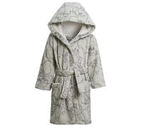 Disney Peignoir Dumbo pour bébés garçons et Filles, Robe de Bain à Capuche pour Enfants, Gris éléphant, Unisexe, en Polaire pour la Nuit Gris 12 Mois