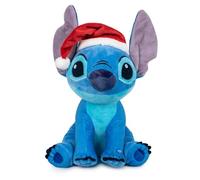 disney Peluche Stitch 26 cm avec Bonnet de Noël